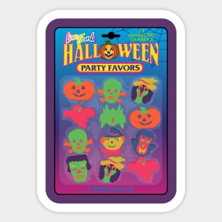 Halloween Nostalgia Favors Sticker